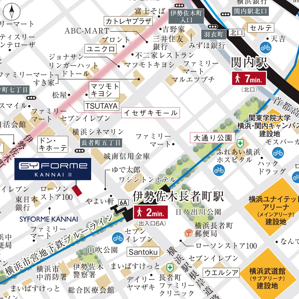 現地案内図