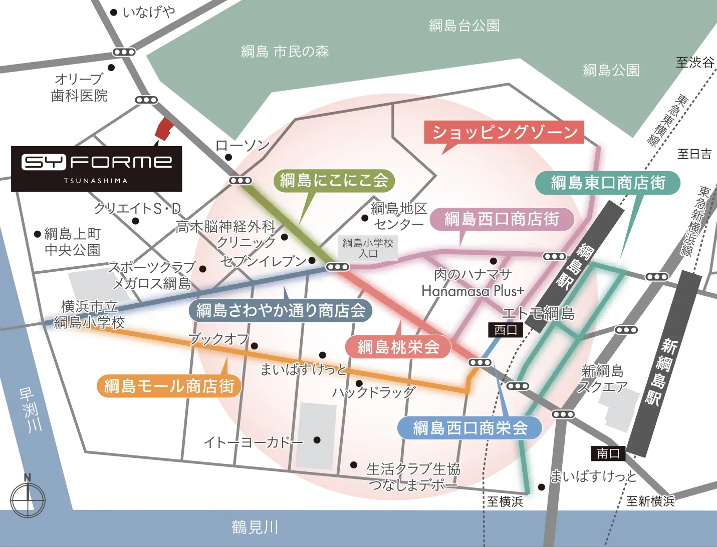 物件周辺の地図