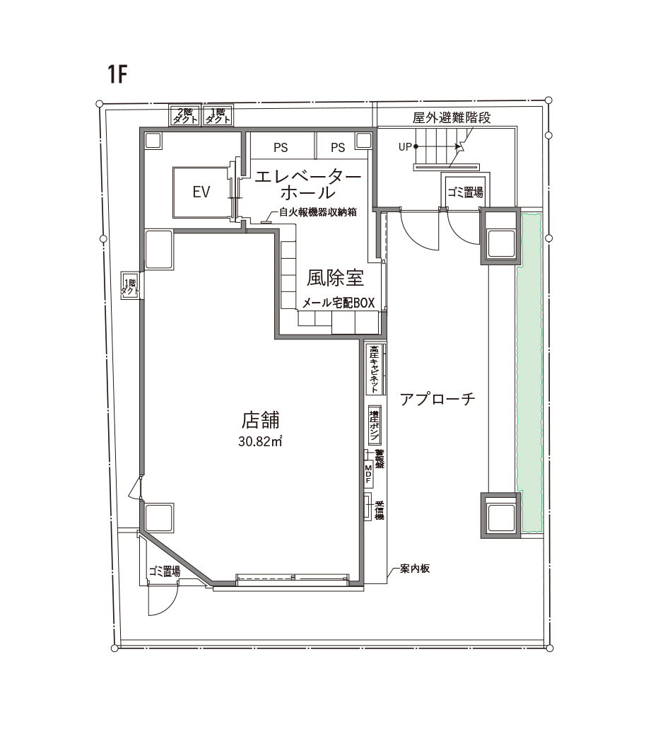 1F フロアプラン